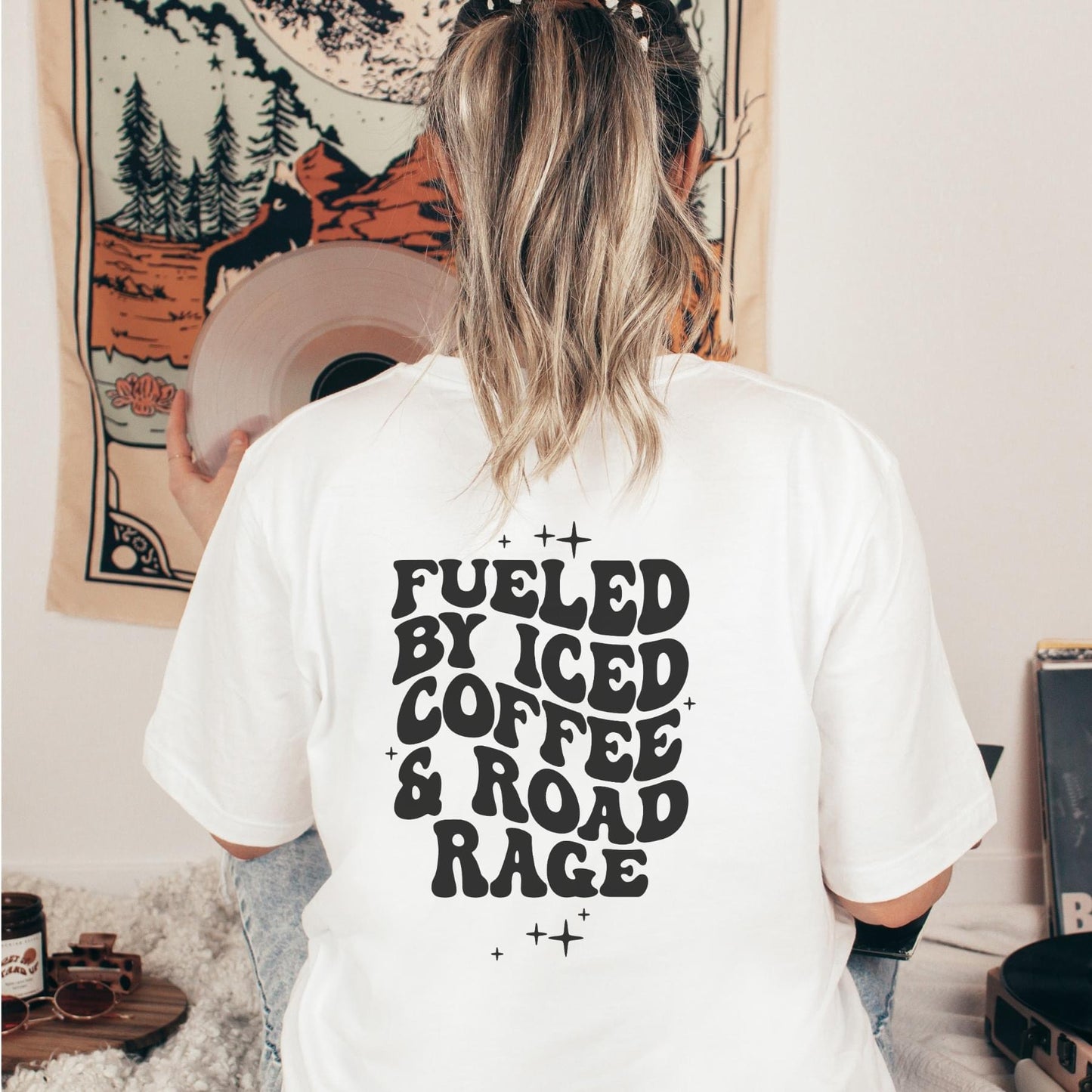 Iced Coffee & Road Rage (BACK DESIGN ONLY)